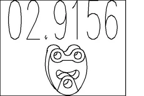 Резиновый элемент крепления MTS 02.9156