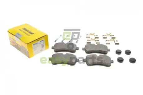 Колодки гальмівні (задні) Iveco Daily IV-VI 06- (Brembo) Q+ TEXTAR 2923201