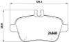Тормозные колодки дисковые BREMBO P50 091X (фото 2)