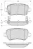 Тормозные колодки дисковые STARLINE BD S320 (фото 1)