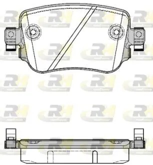 Тормозные колодки дисковые ROADHOUSE 21549.08