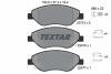 Тормозные колодки дисковые TEXTAR 2247601 (фото 1)
