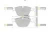 Тормозные колодки дисковые STARLINE BD S410 (фото 1)