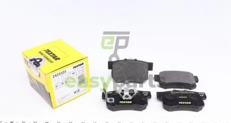 Колодки гальмівні (задні) Honda Accord IV/V/VI/VII 89-12/Civic VI/VII/VIII 94-/CR-V 01-07 TEXTAR 2423101