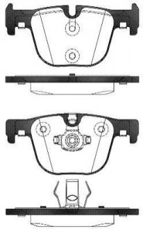 Комплект тормозных колодок, дисковый тормоз ROADHOUSE 21493.00 (фото 1)