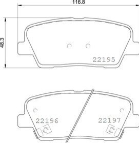 Тормозные колодки дисковые BREMBO P30 105