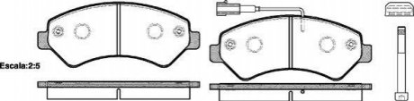 Тормозные колодки дисковые ROADHOUSE 21275.01 (фото 1)