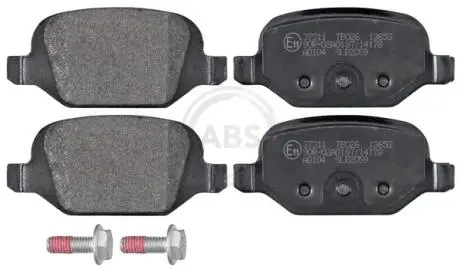 Гальмівні колодки зад. 500/Punto (99-21) A.B.S. 37311