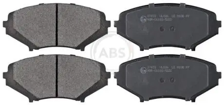 Гальмiвнi колодки дисковi A.B.S. 37472