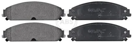 Тормозные колодки дисковые A.B.S. 37511