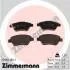 Гальмiвнi колодки дисковi переднi ZIMMERMANN 239821801 (фото 1)