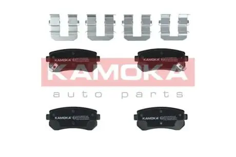 Гальмiвнi колодки дисковi HYUNDAI I20 08-/I30 07-/IX35 10-/KIA SPORTAGE 10- KAMOKA JQ101146