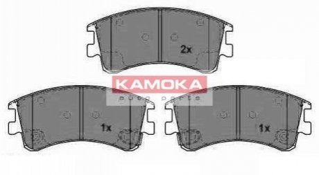 Тормозные колодки дисковые MAZDA 6 02- KAMOKA JQ1013238 (фото 1)