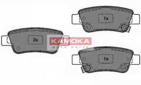 Гальмiвнi колодки дисковi HONDA CRV II/III 02- KAMOKA JQ1018466