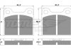 Гальмiвнi колодки дисковi TOMEX 1016 (фото 1)