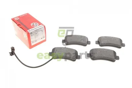Колодки гальмівні (задні) Renault Master/Opel Movano 10- (Brembo) (однокатк.)/(з датчиком) ZIMMERMANN 251121801