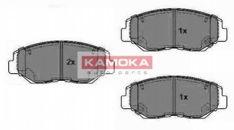 Гальмiвнi колодки дисковi HONDA CR-V II 02- KAMOKA JQ1013316 (фото 1)