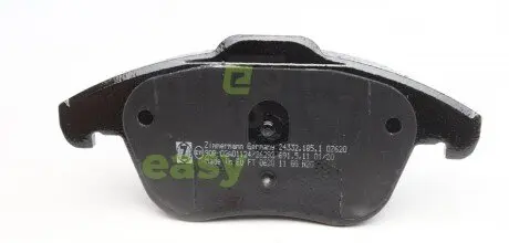 Колодки гальмівні (передні) Citroen C5 04-/ Peugeot 407/508 08-18 (Ate-Teves) ZIMMERMANN 243321851
