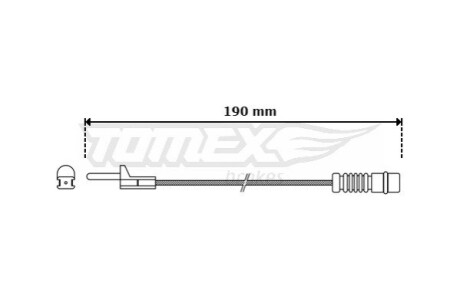 Датчик гальмiвних колодок TOMEX 3009