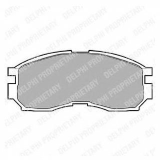 Тормозные колодки дисковые Delphi LP803 (фото 1)