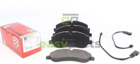 Колодки гальмівні (передні) Ford Transit 12- (TRW) (з датчиками) ZIMMERMANN 256021702