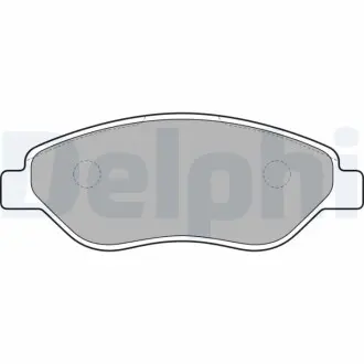 Тормозные колодки дисковые Delphi LP2010