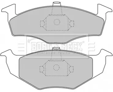 Гальмiвнi колодки дисковi BORG & BECK BBP1471