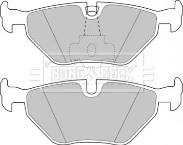 Гальмiвнi колодки дисковi BORG & BECK BBP1591