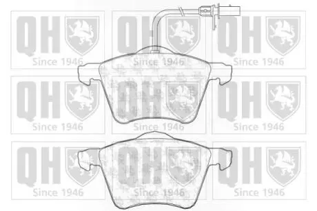 Гальмiвнi колодки дисковi QUINTON HAZELL BP1199