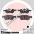 Гальмiвнi колодки дисковi переднi ZIMMERMANN 227481651 (фото 1)