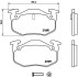 Гальмiвнi колодки дисковi BREMBO P 68 018 (фото 1)