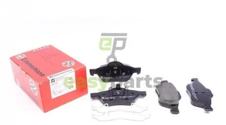 Гальмiвнi колодки дисковi переднi ZIMMERMANN 245351801