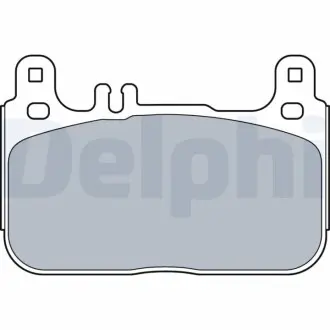 Гальмiвнi колодки дисковi Delphi LP3512