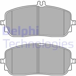 Гальмiвнi колодки дисковi Delphi LP3437 (фото 1)