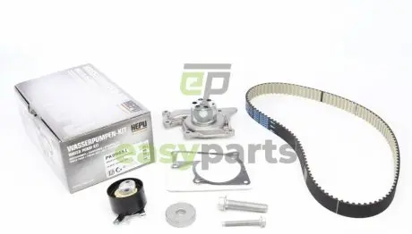 Комплект ГРМ + помпа Renault Kangoo/Nissan Qashqai/Juke 1.5dCi 10-/Megane/Scenic 16- (119х27) HEPU PK09651