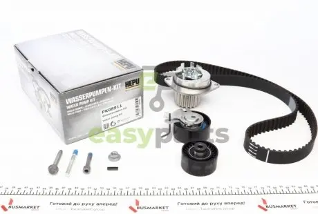 Комплект ГРМ + помпа Citroen Berlingo 1.6 08- (134x25) HEPU PK08911
