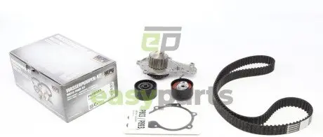 Комплект ГРМ + помпа Ford Transit Courier 1.6 TDCi 14- (121x25.4) HEPU PK08033 (фото 1)