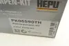 Помпа води Audi A3-A8/Skoda/Seat/VW 1.8-2.0FSI/TFSI 04- (+ ремінь/+ термостат) HEPU PK06590TH (фото 14)