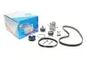 Комплект ГРМ + помпа VW Golf/Jetta/Polo/Seat Toledo/Leon 1.6 16V/FSI 00-05 (130x20 / 58x17) (PA765) GRAF KP765-1 (фото 1)