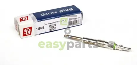 Свічка розжарювання VW T5 1.9/2.5TDI 03- (11V) Solgy 116006 (фото 1)