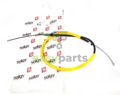 Трос ручника (R) Renault Kangoo 97- (1441/1066mm) / 4x4 01-06 (1442/1067mm) Solgy 219071