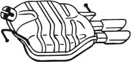 Глушитель выхлопных газов конечный BOSAL 105-031