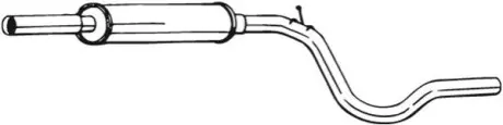 Средний глушитель выхлопных газов BOSAL 279-119