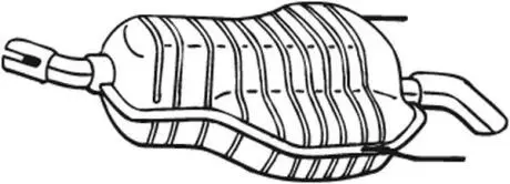Глушитель выхлопных газов конечный BOSAL 185-489