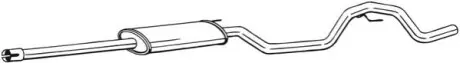 Средний глушитель выхлопных газов BOSAL 292-039