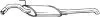 Глушник задня частина VW Passat B3/B4 (88-96) BOSAL 279-461 (фото 1)