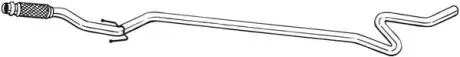 Труба выхлопного газа BOSAL 952-143