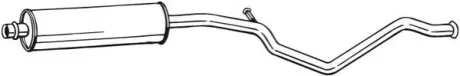 Середній глушник вихлопних газів BOSAL 285-325