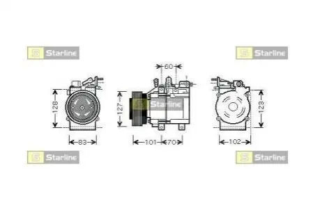 Компресори кондицiонерiв STARLINE DK STK0169