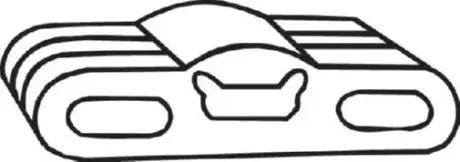 Резиновые полоски, система выпуска BOSAL 255-859